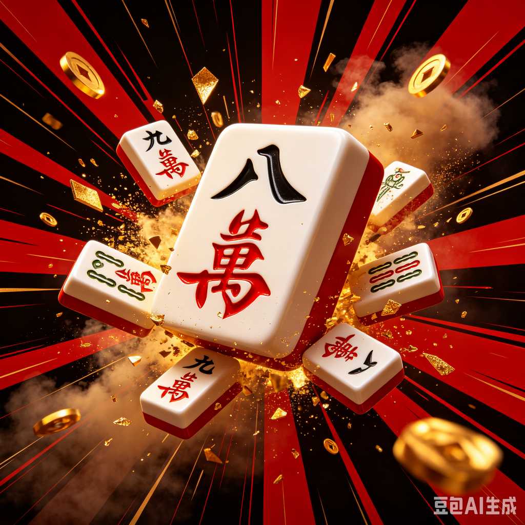 deep print mahjong set