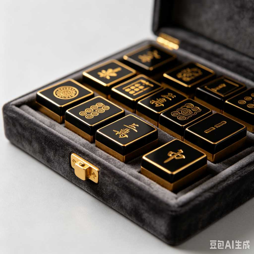 custom glitter mahjong tiles