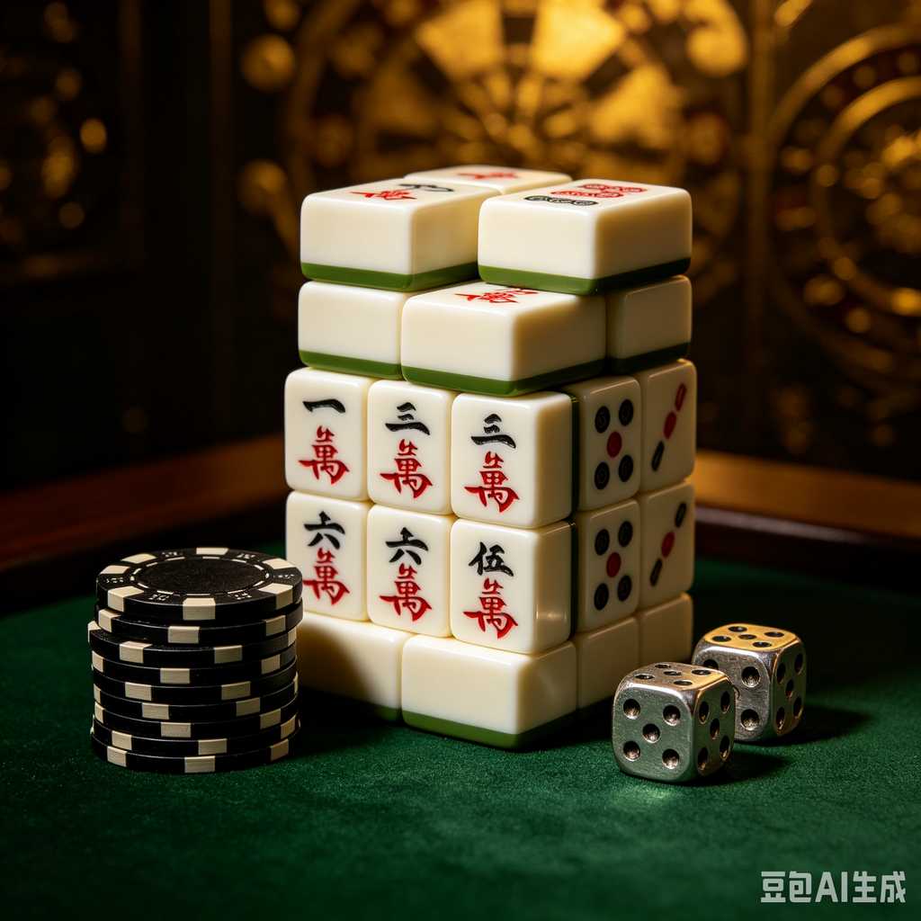 indoor leisure game mahjong set